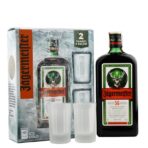 Jagermeister 0.7L 35% box+2 kieliszki