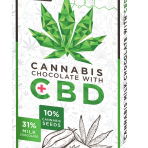 CZekolada Cannabis z CBD 12mg MLECZNA